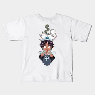 Black Beautiful Lady Kids T-Shirt